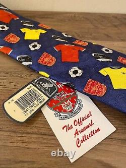 Extremely Rare Arsenal AFC Vintage Tie from Tie Rack New With Tags