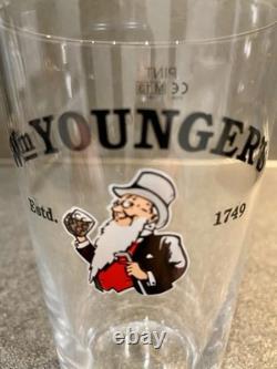 Extremely Rare Box of 12 Wm Younger's Father William Pint Glasses NewithMint 2013