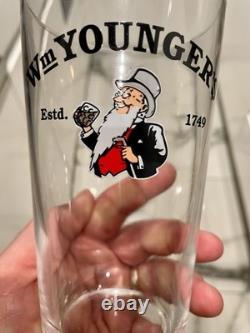 Extremely Rare Box of 12 Wm Younger's Father William Pint Glasses NewithMint 2013