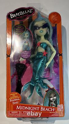 Extremely Rare Boxed Bratz Bratzillaz Doll Fianna Fins Midnight beach