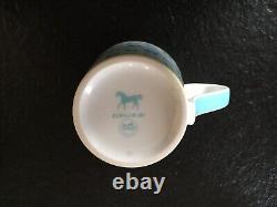 Extremely Rare Brand New Hermes Cavalvolor Clue Porcelain Mug (Horse Design)