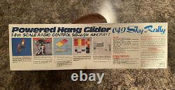 Extremely Rare Cox Sky Rally. 049 vintage 1/8 scale powered hang glider