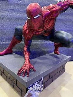 Extremely Rare Custom Marvel Retro Spider-Man 1/4 Scale Statue Figure