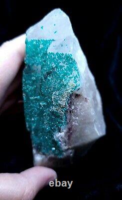 Extremely Rare, Dioptase In Quartz, 455grams