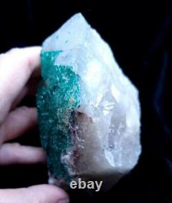 Extremely Rare, Dioptase In Quartz, 455grams