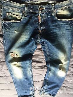 Extremely Rare Dsquared2'tartan' Jean New Size 48 (33)