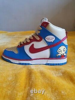 Extremely Rare Family Guy What The Deuce Custom Nike Dunk High UK 7 Deadstock