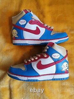 Extremely Rare Family Guy What The Deuce Custom Nike Dunk High UK 7 Deadstock