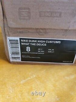 Extremely Rare Family Guy What The Deuce Custom Nike Dunk High UK 7 Deadstock