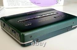 Extremely Rare Green Aiwa PX257 Walkman Super Bass Portable Cassette Player Boxd