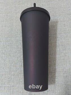 Extremely Rare HTF 2019 Starbucks Matte Plum/Purple Soft Touch Tumbler