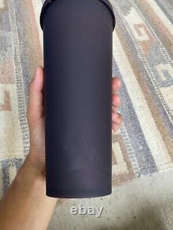 Extremely Rare HTF 2019 Starbucks Matte Plum/Purple Soft Touch Tumbler