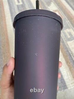 Extremely Rare HTF 2019 Starbucks Matte Plum/Purple Soft Touch Tumbler