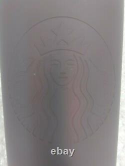 Extremely Rare HTF 2019 Starbucks Matte Plum/Purple Soft Touch Tumbler