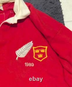 Extremely Rare Irish Munster Rugby V New Zealand All Blacks 1989 Jersey/ Shirt