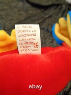 Extremely Rare Jabber Beanie Babies with Errors Stamp