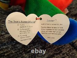 Extremely Rare Jabber Beanie Babies with Errors Stamp