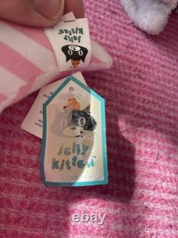 Extremely Rare Jelly Kitten Pink Squeaky Moo Musical Pull BRAND NEW