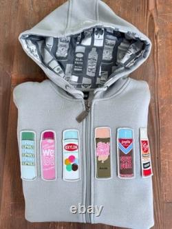 Extremely Rare Last One Vintage New 2007 Upper Playground Spray Cans Hoodie Sm