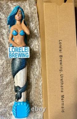 Extremely Rare Lorelei Brewing Mermaid Tap Handle New in Box Closed Brewery
