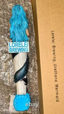 Extremely Rare Lorelei Brewing Mermaid Tap Handle New in Box Closed Brewery