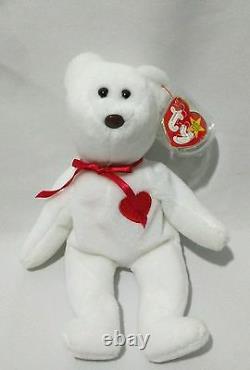 Extremely Rare! MWMT VALENTINO 1993 TY INC Beanie Baby w 2 Swing Tag Errors PVC