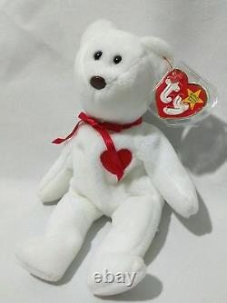 Extremely Rare! MWMT VALENTINO 1993 TY INC Beanie Baby w 2 Swing Tag Errors PVC