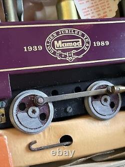 Extremely Rare Mamod SL6 Golden Jubilee Edition Steam Locomotive In Original Box