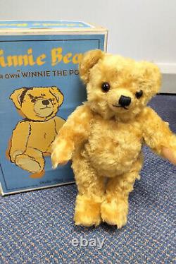 Extremely Rare Merrythought Winne Bear Winne The Pooh Holts Toys- New In Box