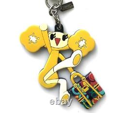 Extremely Rare NEW COACH POPPY JAPAN GOLDY CHAN FOB BAG CHARM KEYCHAIN TAG