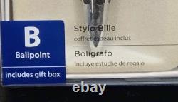 Extremely Rare New Factory Sealed Cross Contour Blue Ballpoint Pen With Gift Box