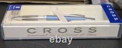 Extremely Rare New Factory Sealed Cross Contour Blue Ballpoint Pen With Gift Box