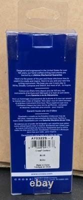 Extremely Rare New Factory Sealed Cross Contour Blue Ballpoint Pen With Gift Box