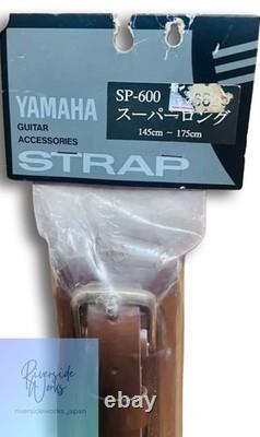 Extremely Rare New Unopened YAMAHA Guitar Strap SP-600 Super Long Brown