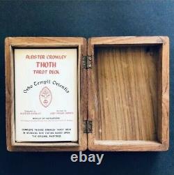 Extremely Rare New Vintage 1983 Aleister Crowley Thoth Tarot Cards Complete Box
