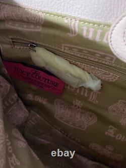 Extremely Rare New Vintage Juicy Couture Y2K Pink Velour Messenger Crossbody Bag