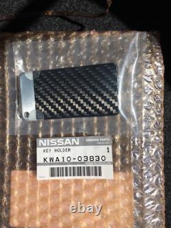 Extremely Rare Nissan R35 Gtr Spec-v Oem Genuine Dry Carbon Fiber Key Case