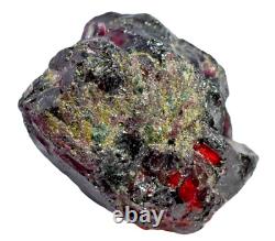 Extremely Rare Painite Red Brown Unheated Facet Rough 173.50 Ct Mogok Certified