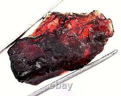 Extremely Rare Painite Red Brown Unheated Facet Rough 59.35 Ct Mogok Certified