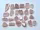Extremely Rare Pink Topaz Rough Crystals Lot From Katlang Pakistan 45 Gram