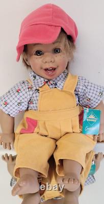 Extremely Rare Rogel Creaciones Laughing Girl Doll Fully Working BNWT