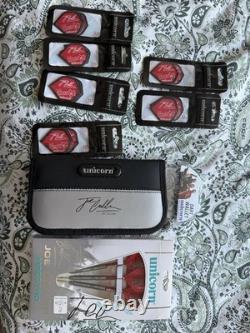Extremely Rare Signed 23g Unicorn Joe Cullen Maestro Darts + New Case & Flights