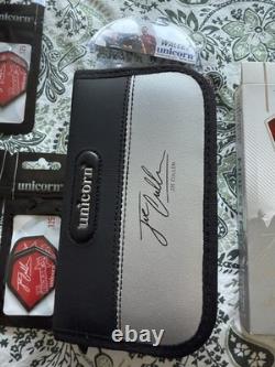 Extremely Rare Signed 23g Unicorn Joe Cullen Maestro Darts + New Case & Flights