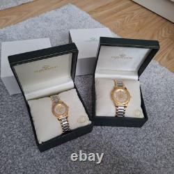 Extremely Rare Stunning Coinwatch His and Hers Watches In Presentation Box