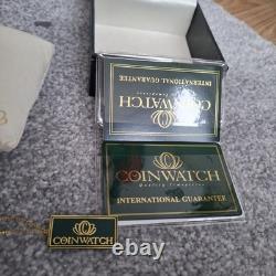 Extremely Rare Stunning Coinwatch His and Hers Watches In Presentation Box