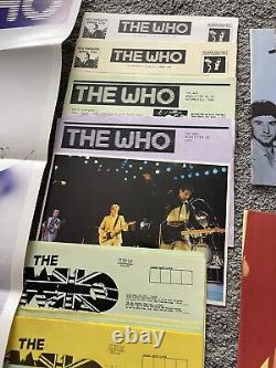 Extremely Rare The Who Newsletters 1-34 (read Description)