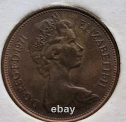 Extremely Rare Uncirculated 2 New Pence Coin. Very Rarely Handled