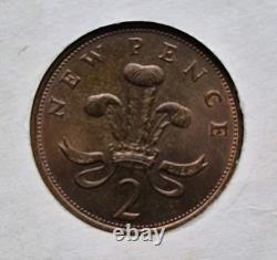 Extremely Rare Uncirculated 2 New Pence Coin. Very Rarely Handled