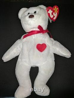 Extremely Rare! VALENTINO 1993 Beanie Baby Babies MISPRINT Swing Tag Errors PVC