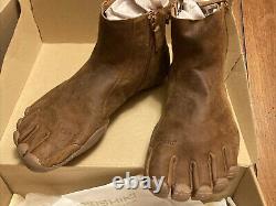 Extremely Rare Vibram Fivefingers Bormio Leather Boots Mens 41-8.5 us Barefoot